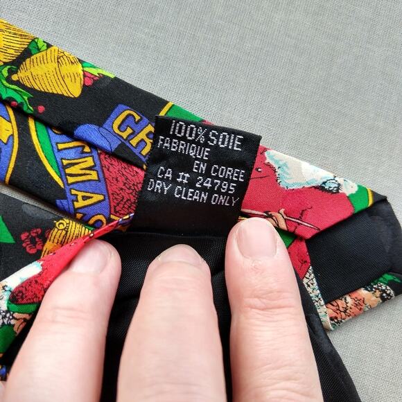 Santa Claus Christmas Men's Neck Tie Noel Winter Holiday Old Saint Nick Nicholas - Picture 4 of 7